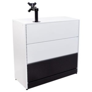 Balcão caixa compacto, resistente e funcional. Ideal para farmácias, mercados e lojas de conveniência. Organize seu ponto de venda com eficiência.