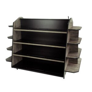 Expositor de pães para padarias Organização prática, estrutura robusta e ideal para pães francês e produtos de panificação em padarias e mercados.